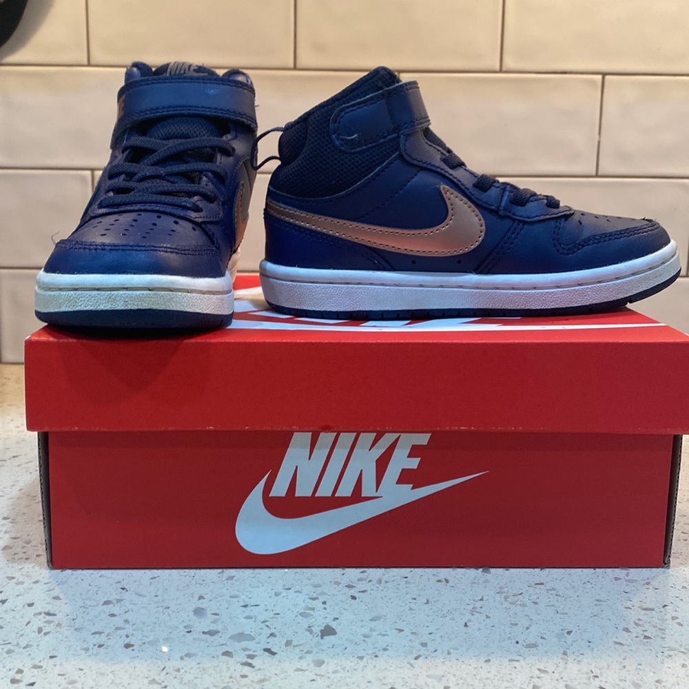 Nike Court Borough Mid 2- Toddler Sneaker  (unisex)